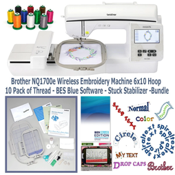Brother NQ1700E Embroidery Only Machine Bundle