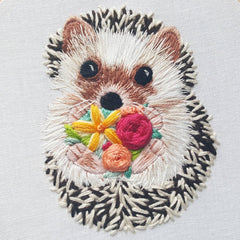 Jessica Long Hedgehog Hand Embroidery Kit