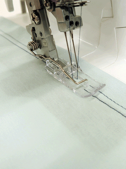 Coverstitch Clear Presser Foot fits MCS-1500/MCS-1700QVP