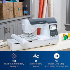 Brother SE2000 5x7 Sewing & Embroidery Machine and Magnetic Hoops