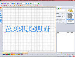 Word Art in Stitches Software