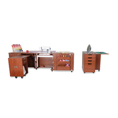 Aussie Sewing Cabinet with Kiwi Storage Cabinet