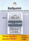 KLASSE BALL POINT 5PK SZ 90/14