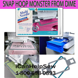 Designs In Machine Embroidery Multi Needle Monster Hoop 8x8