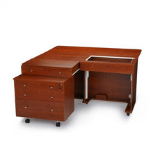 Kangaroo and Joey 2 Sewing and Storage Cabinet Teak