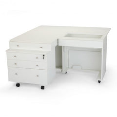 Kangaroo and Joey 2 Sewing and Storage Cabinet white