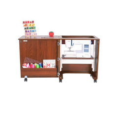 Judy Adjustable Sewing and Craft Table with storage