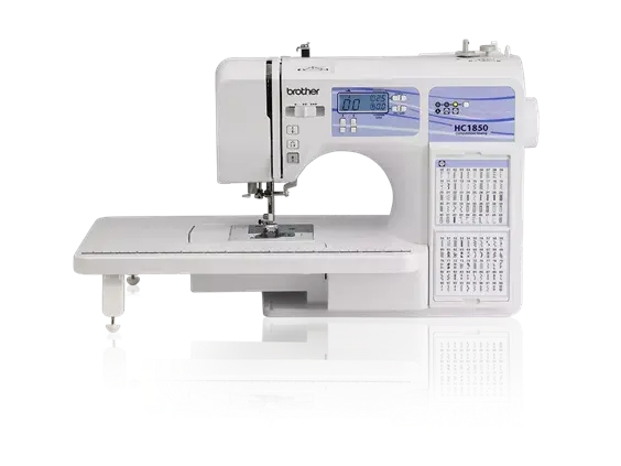 Brother HC1850 Sewing Machine with Wide Table
