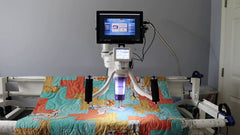 Miyabi Juki J-350QVP Quilting Machine and Frame