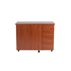 Harriet Sewing Cabinet with Quilt Leaf Extension Option