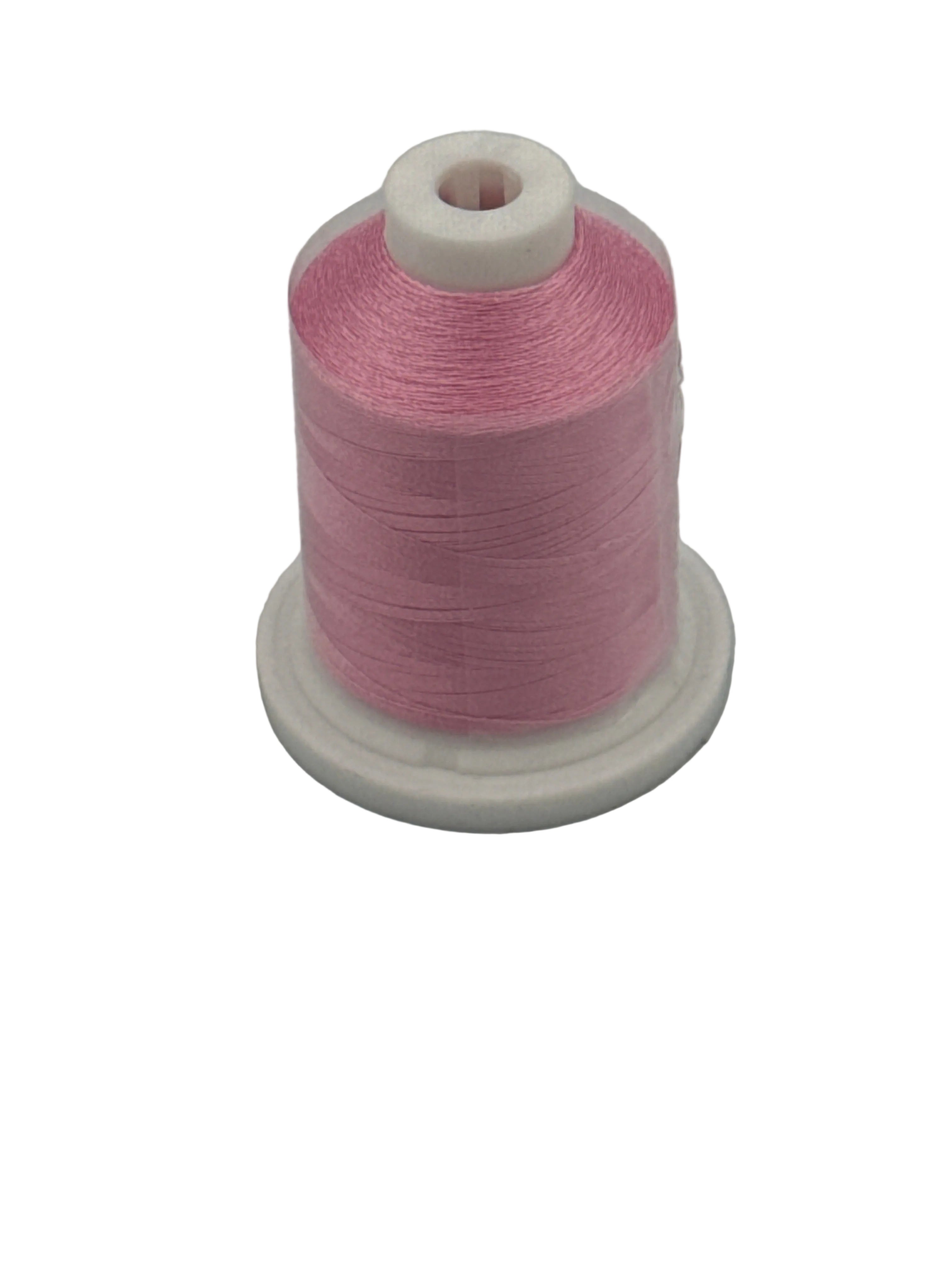 Brother Pink 100% Polyester Color Fast, High Shine Embroidery Thread ETP085