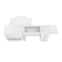 Harriet Sewing Cabinet with Quilt Leaf Extension Option