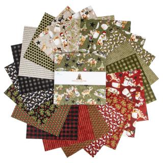 Riley Blake Northern Christmas 10 Inch Stacker, 42 Pcs.