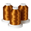 Brother Gold Silk 100% Polyester Color Fast, High Shine Embroidery Thread ETP01324