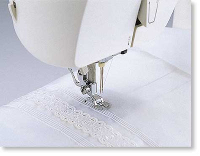 Brother, Babylock 5 mm Vertical Pin Tuck Foot with 5 grooves