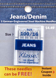 KLASSE JEANS DENIM 5PK SZ 100/16