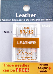 KLASSE LEATHER 5PK SZ 80/12