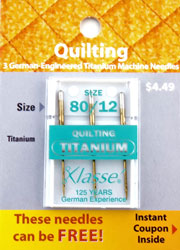 KLASSE TITANIUM QUILTING 3PK