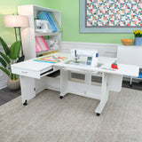 Christa Ash White Sewing Cabinet