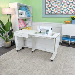 Christa Ash White Sewing Cabinet
