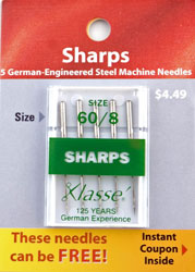 KLASSE SHARPS 5PK SZ 60/8
