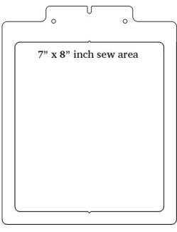 Fast Frames 7" x 8" Sewing Area