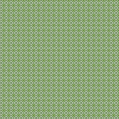 Benartex Peaches & Cream 15329-44 Flower Geo Green quilting cotton fabric