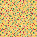 Benartex Peaches & Cream 15331-32 Sweet Strawberries Golden Yellow quilting cotton fabric