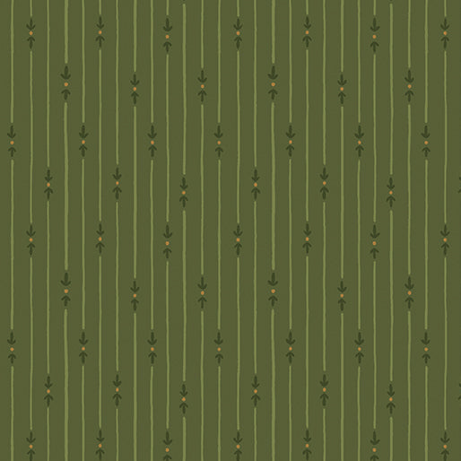 Benartex Heirloom Garden 16923-43 Heritage Stripe Sage