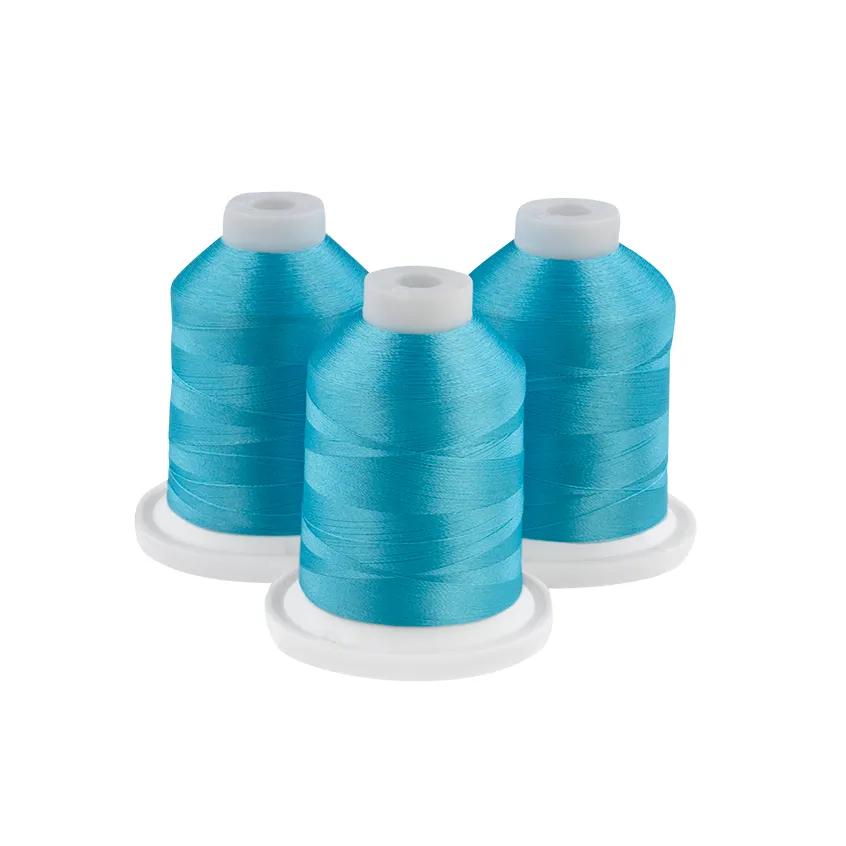 Brother Navajo Teal 100% Polyester Color Fast, High Shine Embroidery Thread ETP01398