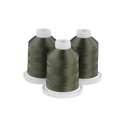 Brother Dark Army Green 100% Polyester Color Fast, High Shine Embroidery Thread ETP01392