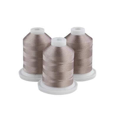Brother Grey Tan 100% Polyester Color Fast, High Shine Embroidery Thread ETP01374