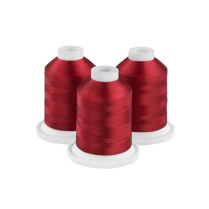Brother Deep Garnet 100% Polyester Color Fast, High Shine Embroidery Thread ETP01366