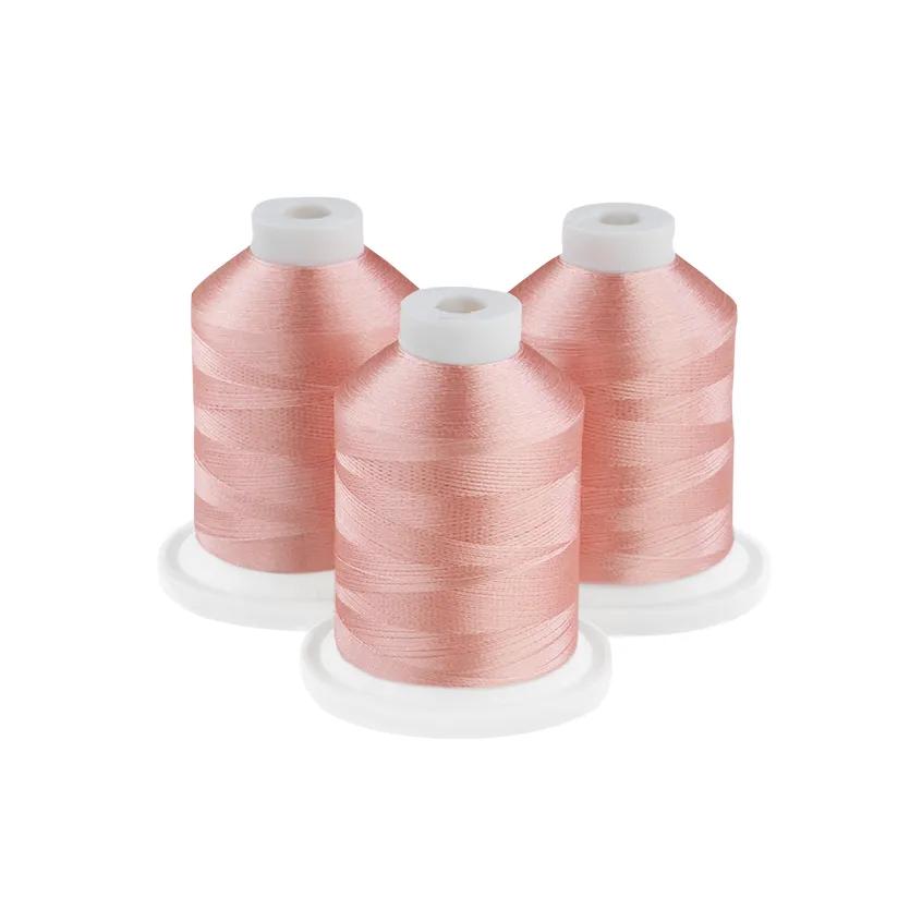 Brother Pink Melon 100% Polyester Color Fast, High Shine Embroidery Thread ETP01364