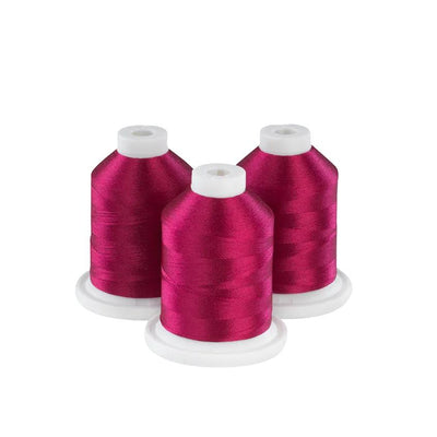 Brother Garnet Rose 100% Polyester Color Fast, High Shine Embroidery Thread ETP01356