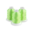 Brother Neon Lime 100% Polyester Color Fast, High Shine Embroidery Thread ETP01342