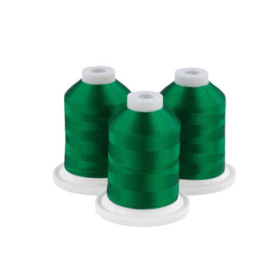 Brother Dark Green 100% Polyester Color Fast, High Shine Embroidery Thread ETP01322
