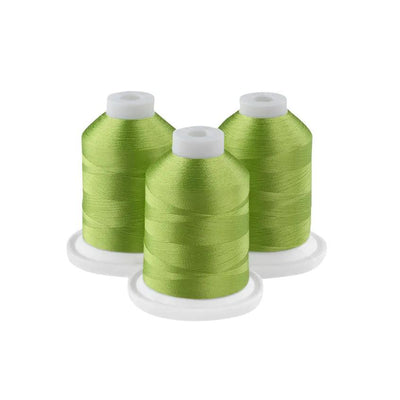 Brother Grass Green Yellow 100% Polyester Color Fast, High Shine Embroidery Thread ETP01318
