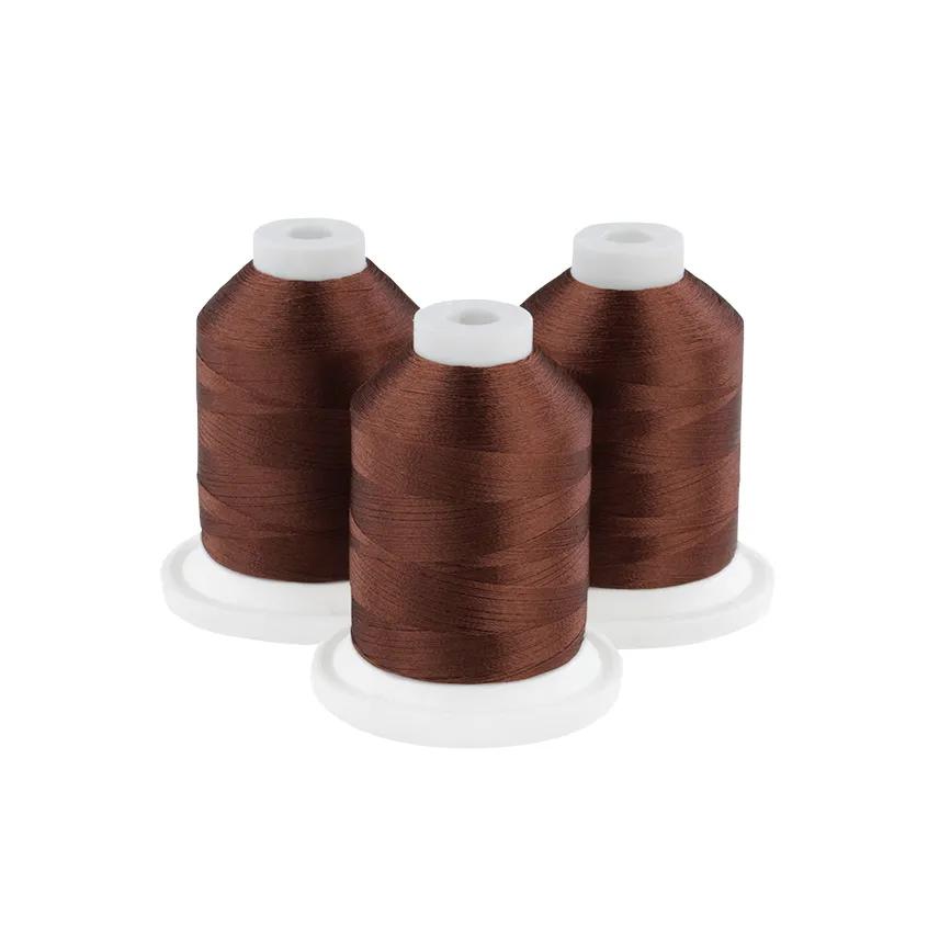 Brother Hazelnut Roast 100% Polyester Color Fast, High Shine Embroidery Thread ETP01309