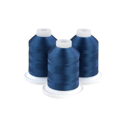 Brother Blue Favorite 100% Polyester Color Fast, High Shine Embroidery Thread ETP01240