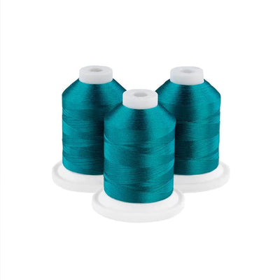 Brother Oceanic Green 100% Polyester Color Fast, High Shine Embroidery Thread ETP01182