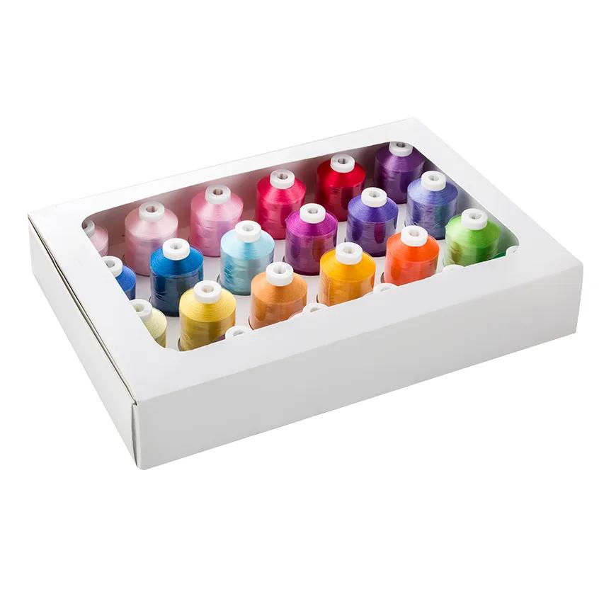 Brother ETPPACE24 Pacesetter Color Embroidery Thread Set - 24 Pieces