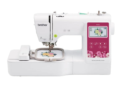 Brother PE545 embroidery machine front view