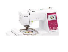 Brother PE545 embroidery machine angled view