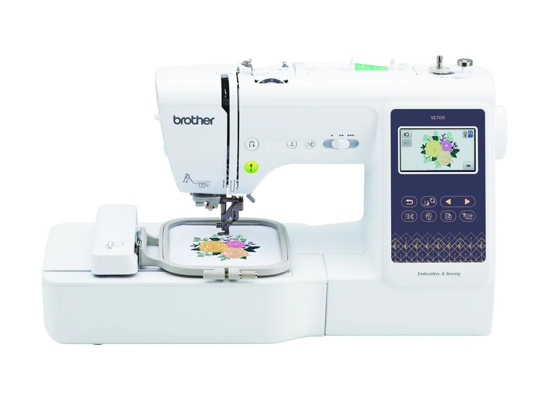 Brother SE700 sewing and embroidery machine front view