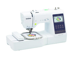 Brother SE700 sewing and embroidery machine angled view