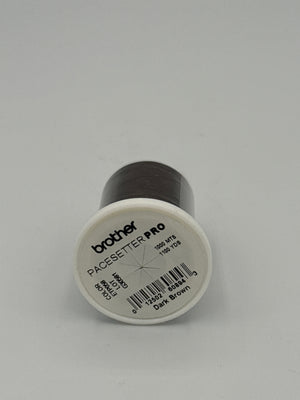 Brother Dark Brown 100% Polyester Color Fast, High Shine Embroidery Thread ETP058