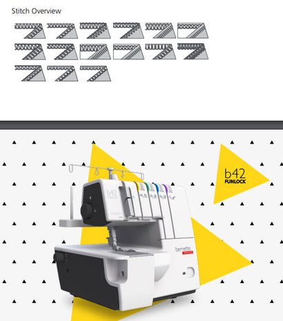 bernette 42 FUNLOCK Serger Overlock machine