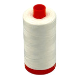 Aurifil 50wt Cotton Thread – White (2024)