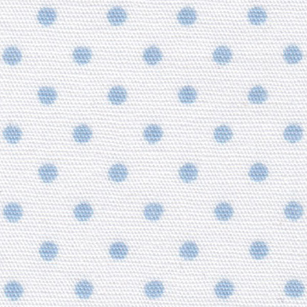 Blue Dots on White - Swatch